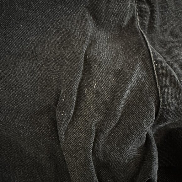 Vintage Roper Jeans Tall High Rise Black Tapered Leg Made USA 90s Western - Picture 10 of 11